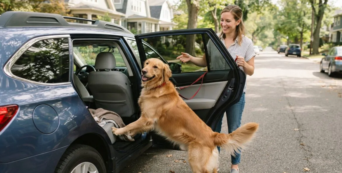 Como transportar cachorros em carros